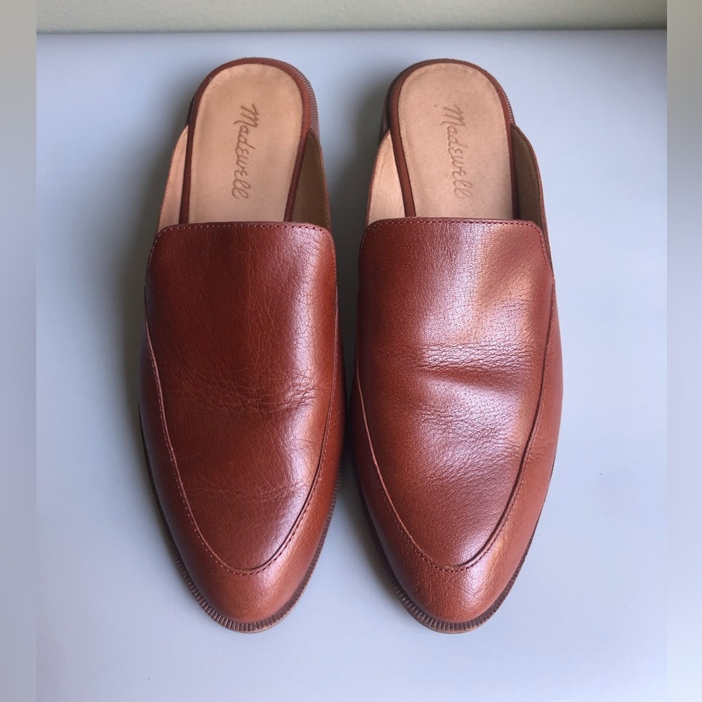 Madewell The Frances Loafer Mule in Leather Size: US 7.5